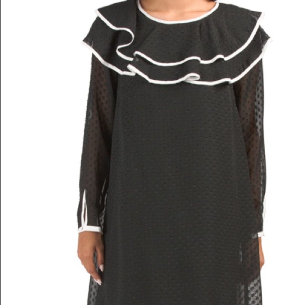 New Max Sport Lace Topped Portrait Collar Dress - Picture 3 of 9